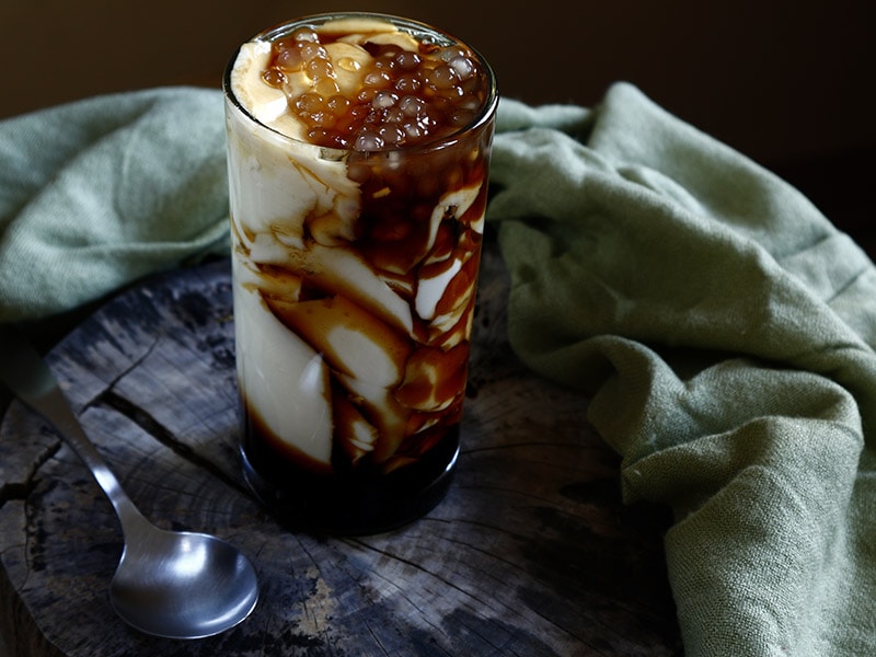 Filipino Silken Tofu With Sago