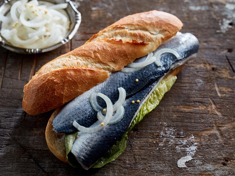 Fischbroetchen Fish Sandwich