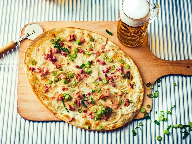 Flammkuchen Alsatian Pizza