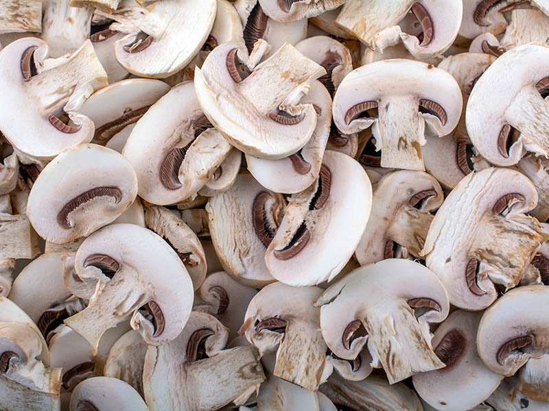 Freezing Sliced Mushrooms