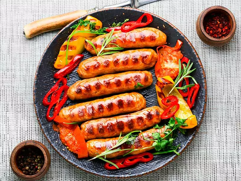 Grilled German Sausage