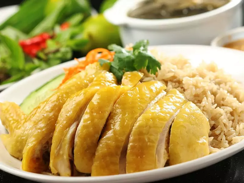 Hainanese Chicken Rice