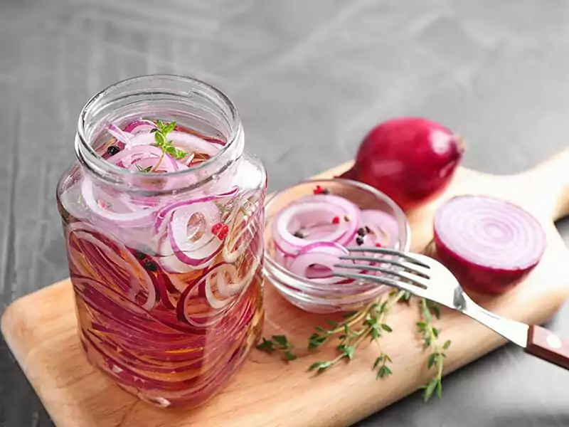 Jar Pickled Onions