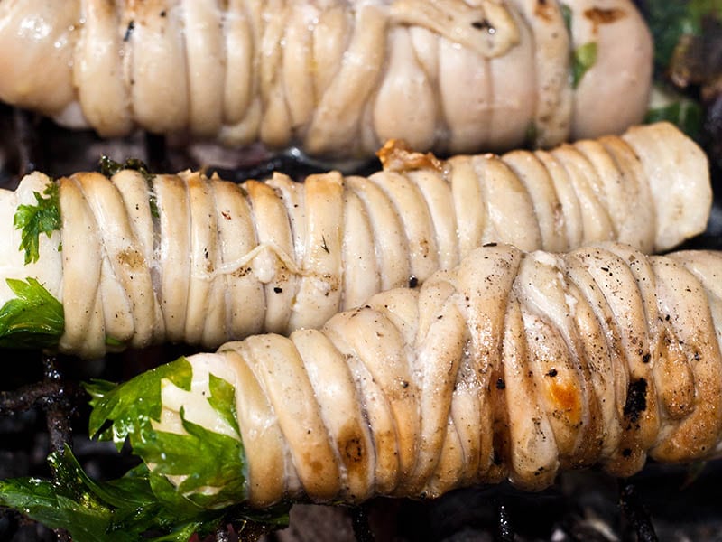 Lamb Or Veal Grilled Intestines