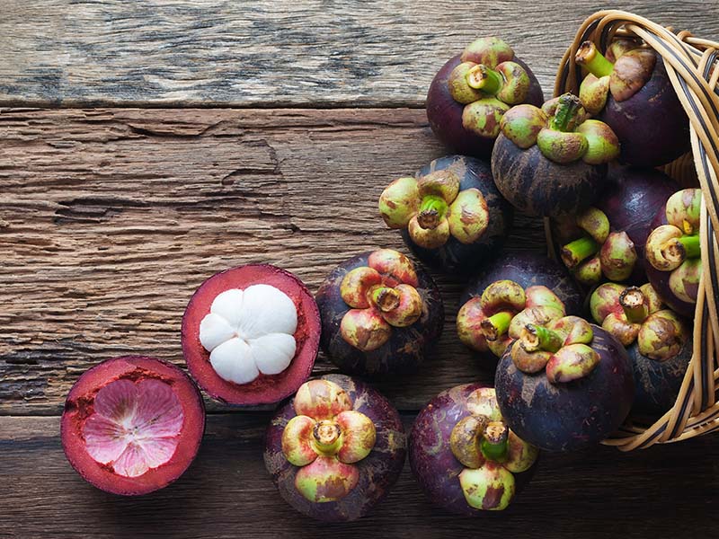 Mangosteen Is A Delicious Fruit