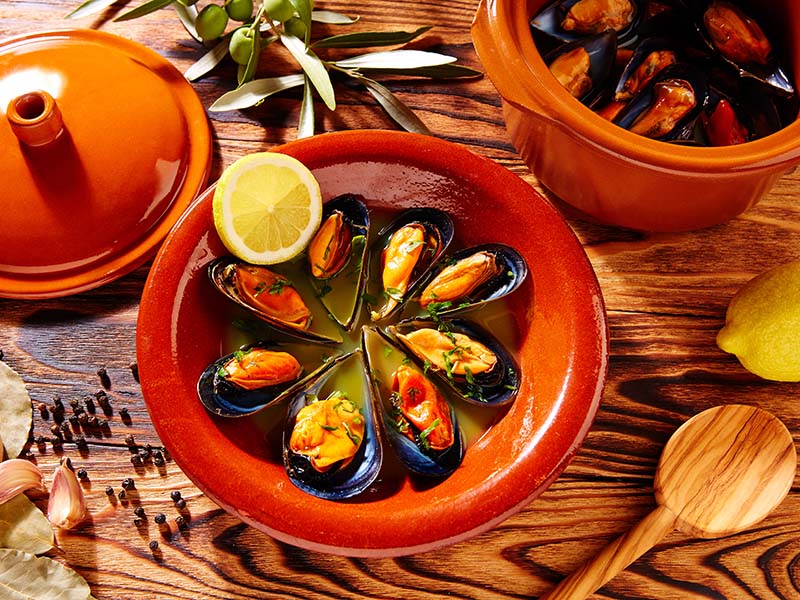 Mejillones Al Vapor