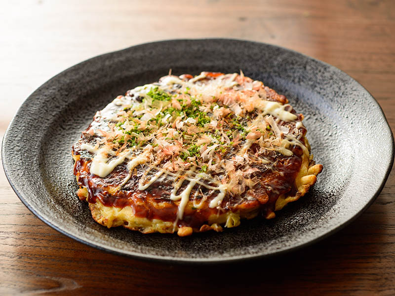 Okonomiyaki Japanese Street Food