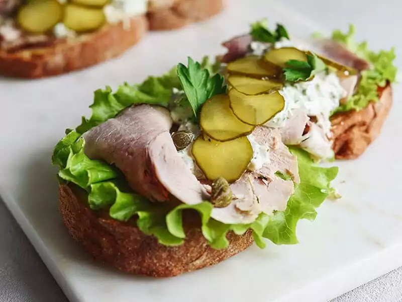 Open Cold Sandwich