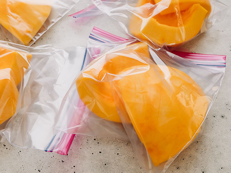 Peeled Pumpkin Slices