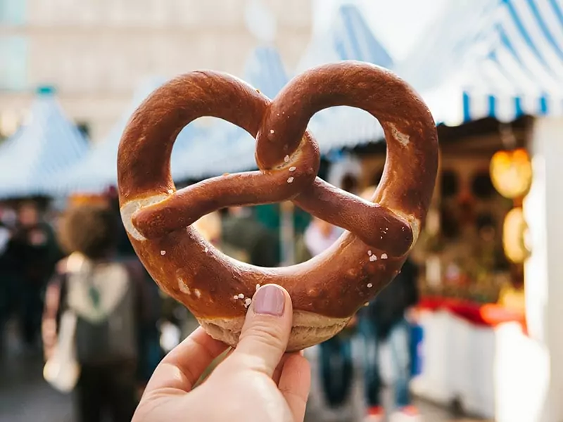 Pretzel Is Delicious German Street Foods