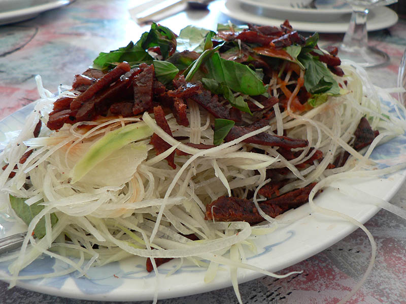 Spicy Green Papaya Salad