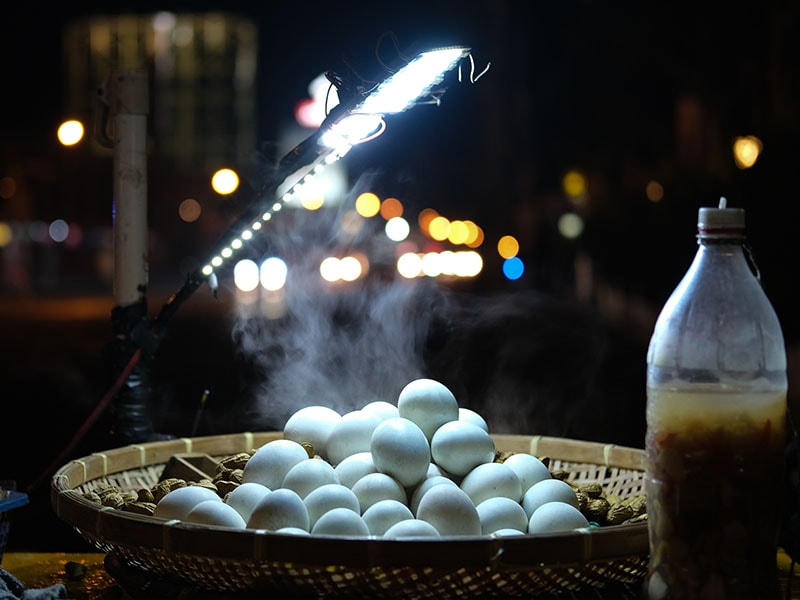 Steaming Fresh Balut