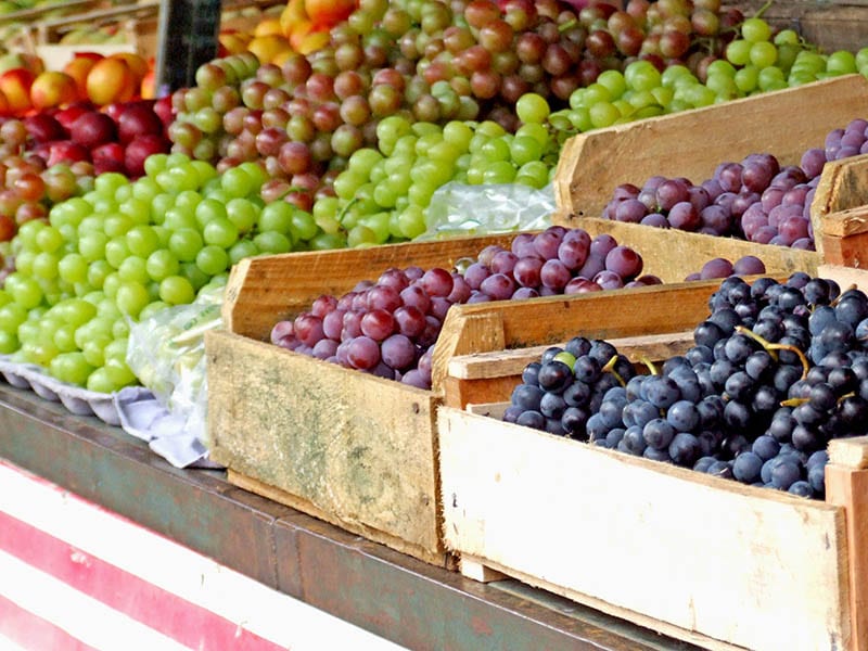 Various Types Of Grapes