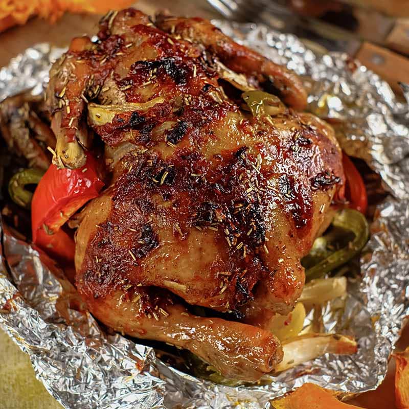 Wrapped Rotisserie Chicken