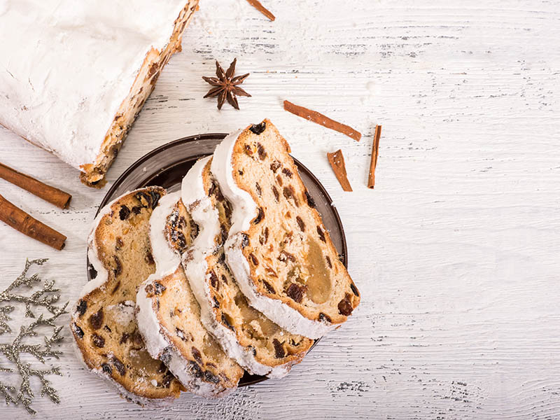 Christstollen German Christmas Bread