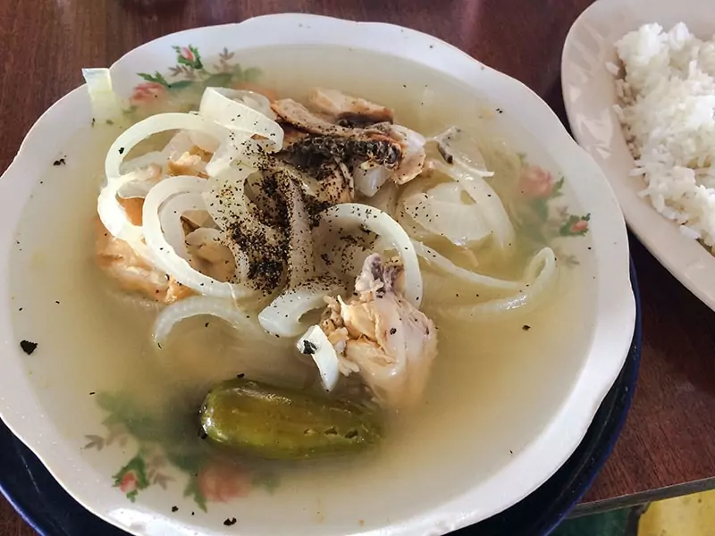 Escabeche Onion Soup