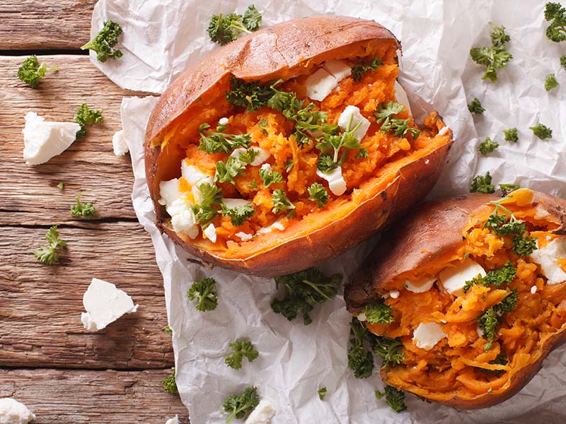 Fragrant Baked Sweet Potatoes