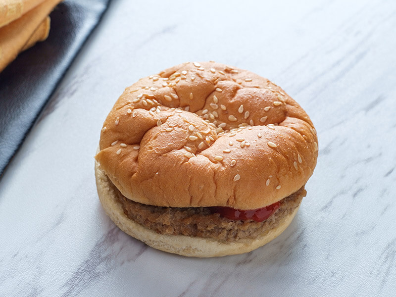 Microwaved Hamburger