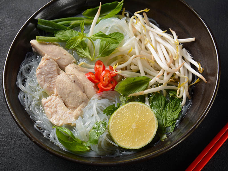 Miến Gà Glass Noodle Soup With Chicken