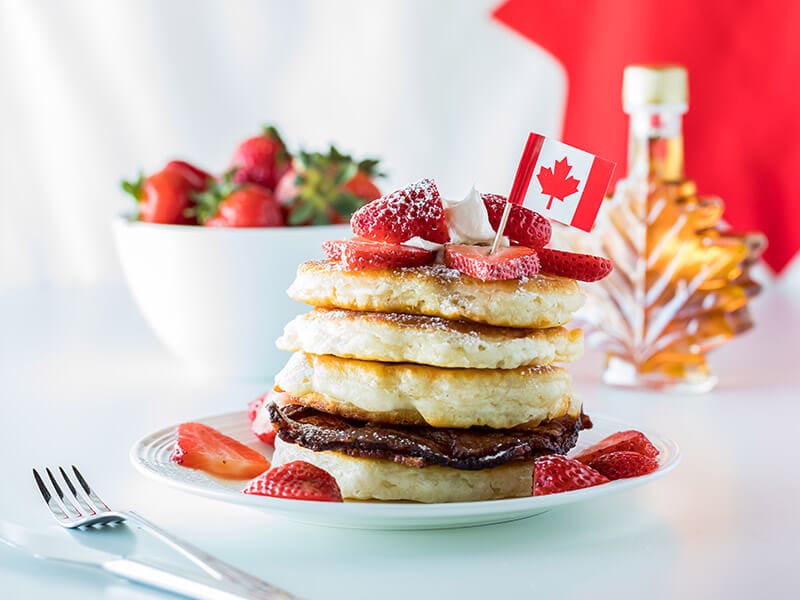 Pancakes Strawberries Canada
