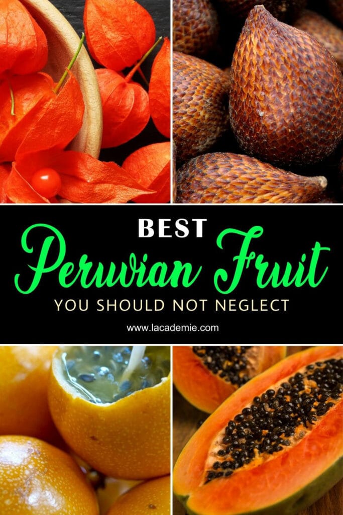 Peruvian Fruits