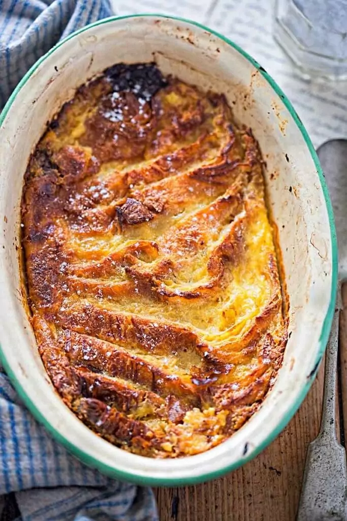 Rum Raisin Bread Puddings