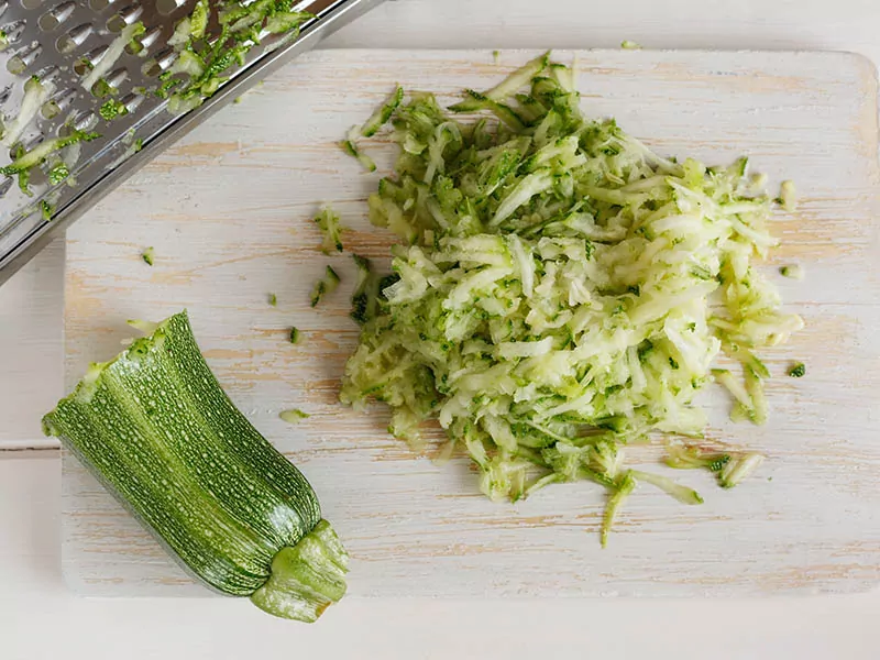 Some Pre Grated Zucchini