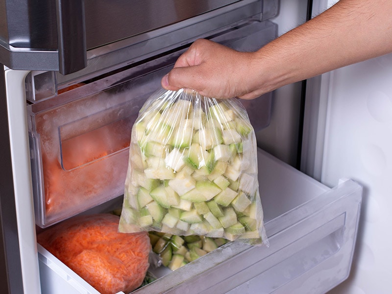 Thaw Frozen Zucchini