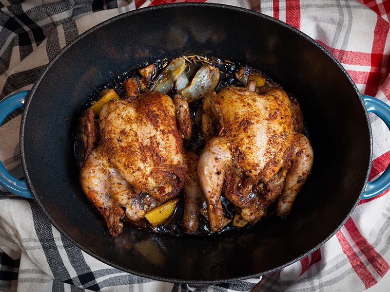 A Cornish Hen Dish