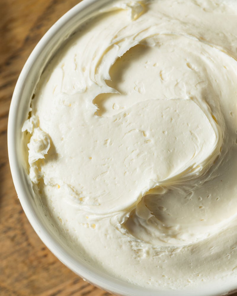Bowl Of Cream Cheese