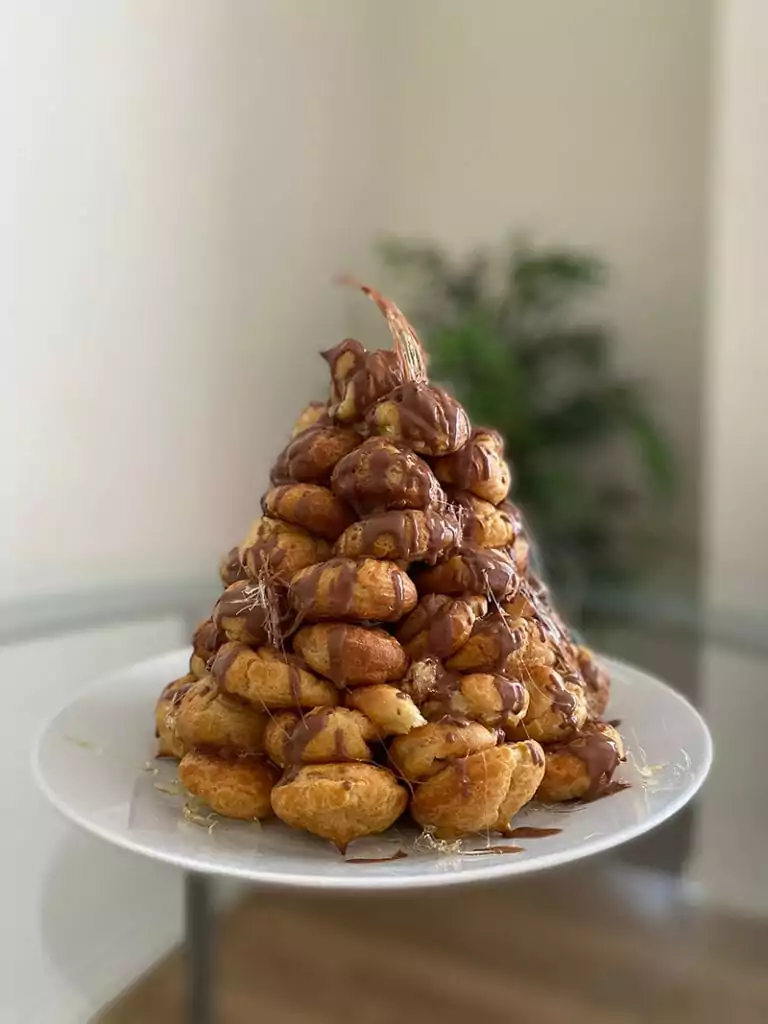 Croquembouche Cream Puff Tower