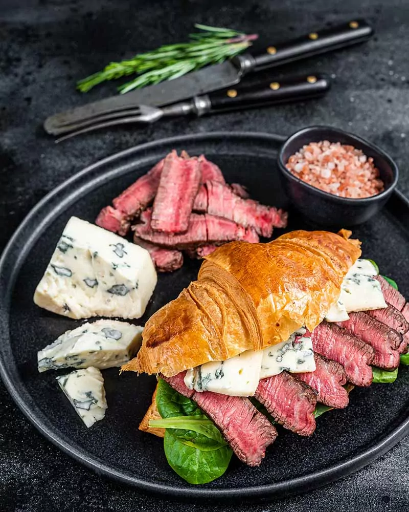 Steak And Cheese Croissants