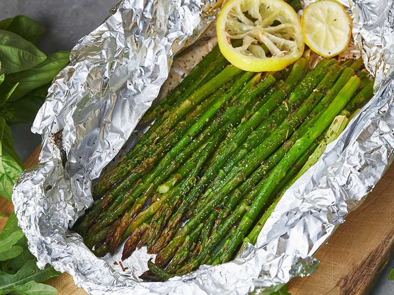 Asparagus In Foil