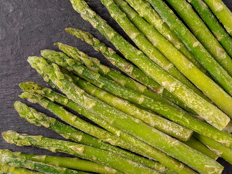 Blanching Freezing Asparagus