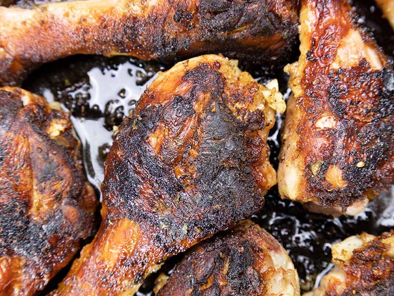 Burned Chicken Wings