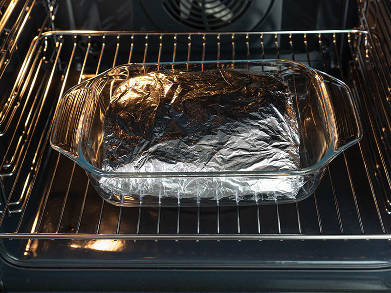 Cooking Chicken Legs With Foil