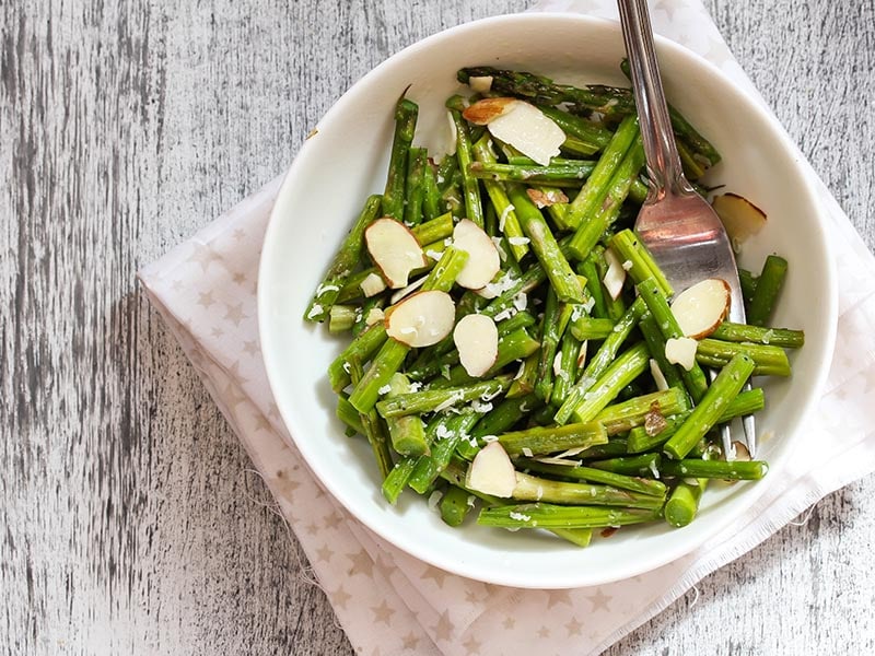 Enjoying Raw Asparagus Salad