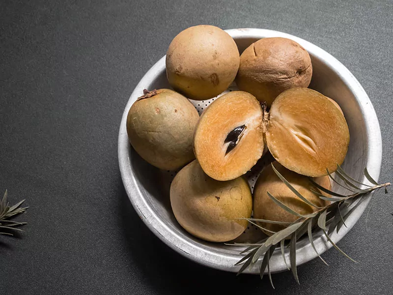 Sapodilla Slices