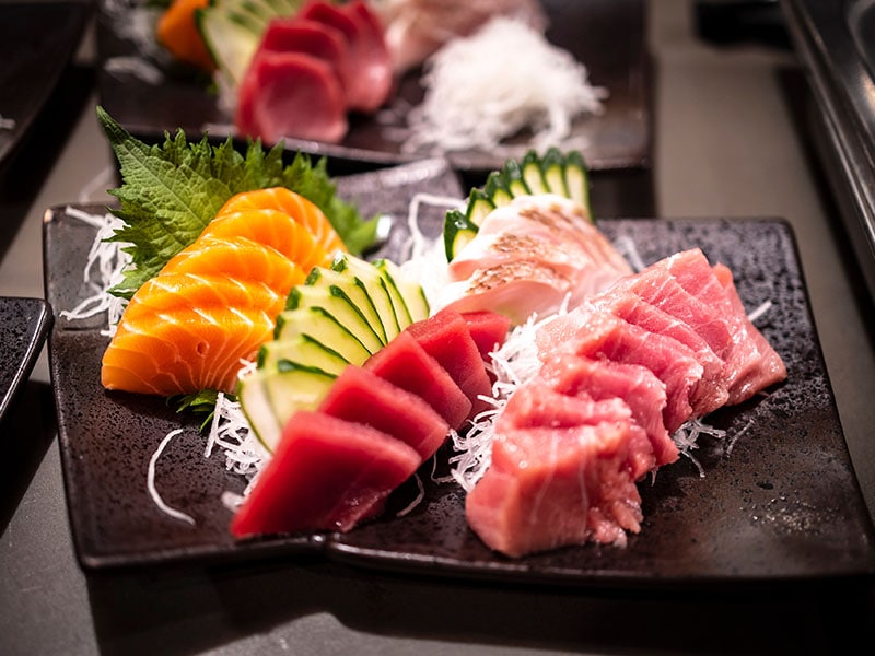 Sashimi Is Made Of Fresh Seafood