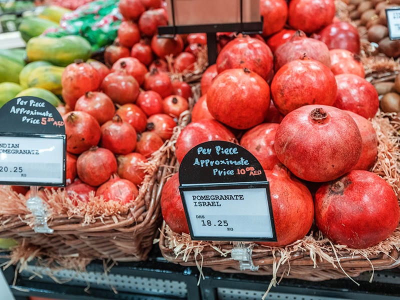 The Total Price Of Pomegranate