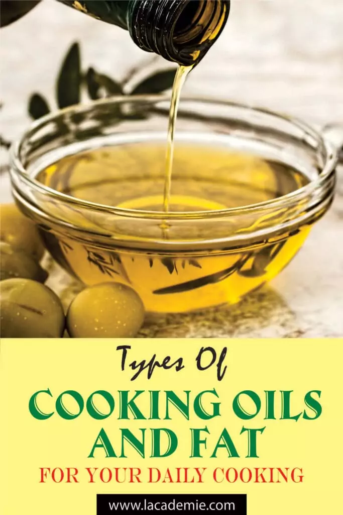 Types Of Cooking Oils