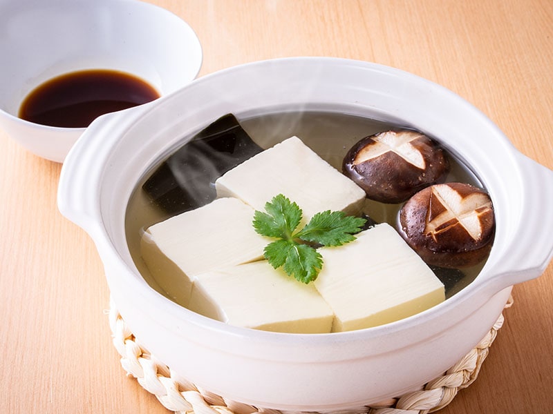 Yudofu Is The Boiled Tofu