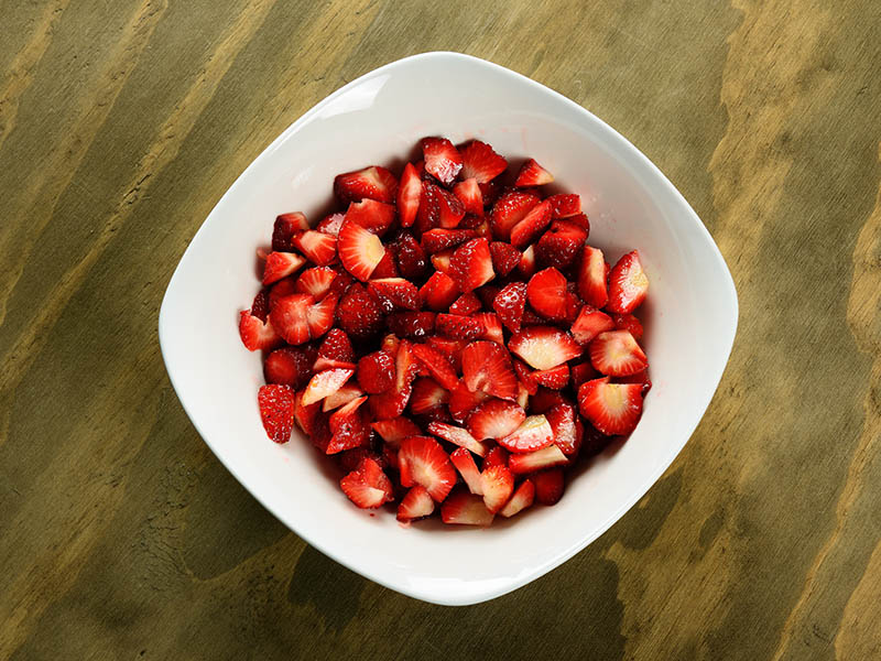 Cut Strawberries For Baby