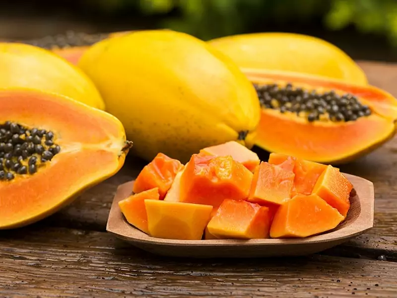 Ripening Papaya Cake