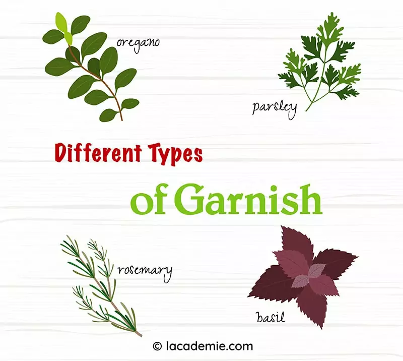 Type of Garnish