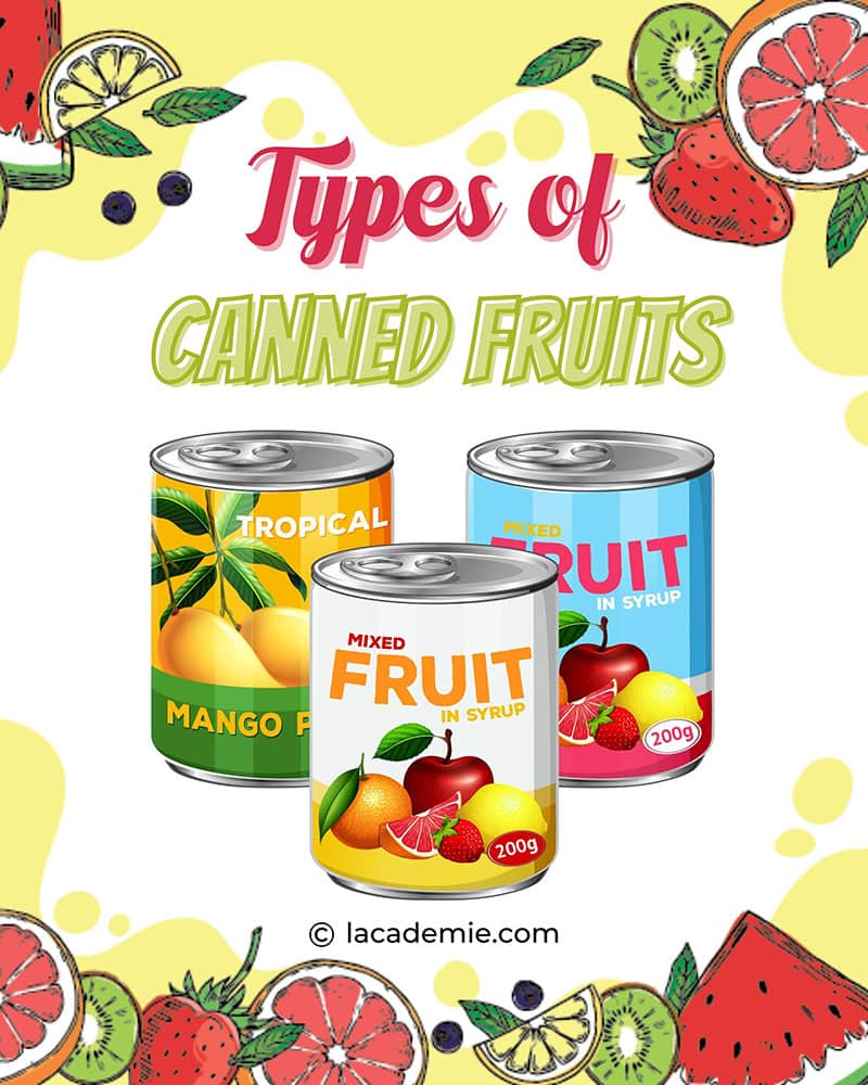 Types Of Canned Fruit