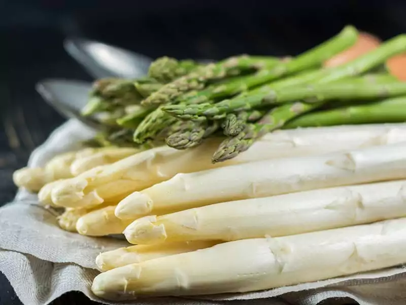 White Green Asparagus