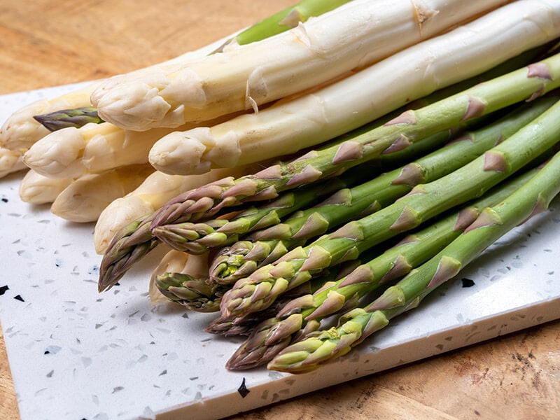 White Green Asparagus