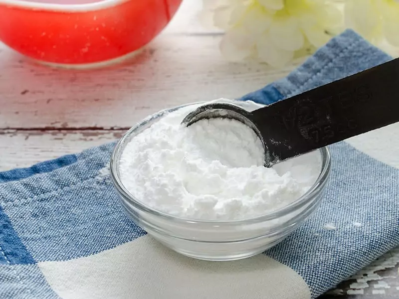 Baking Powder Being Measured