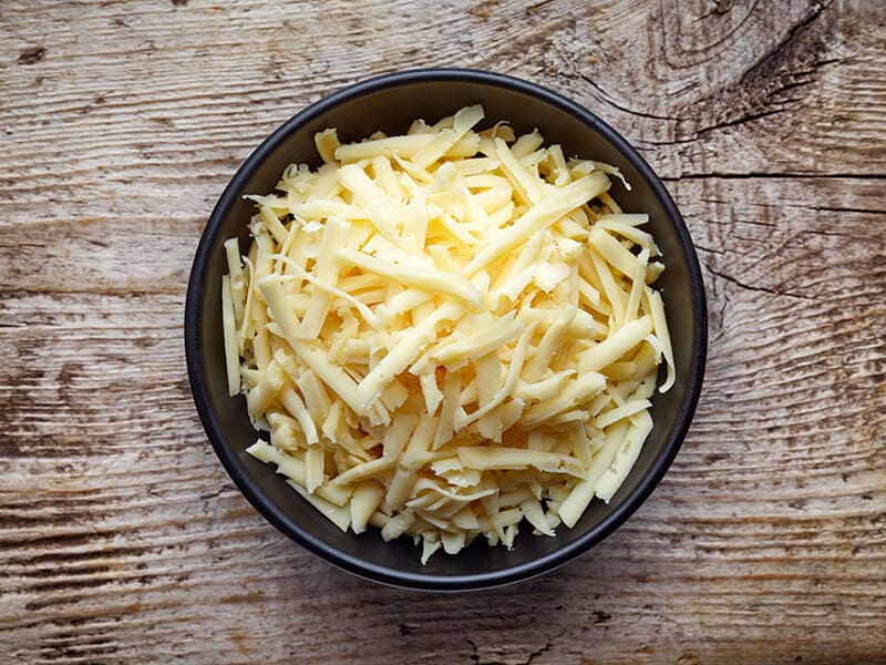 Bowl Grated Cheese